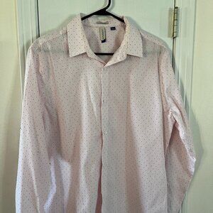 Mens button down shirt L